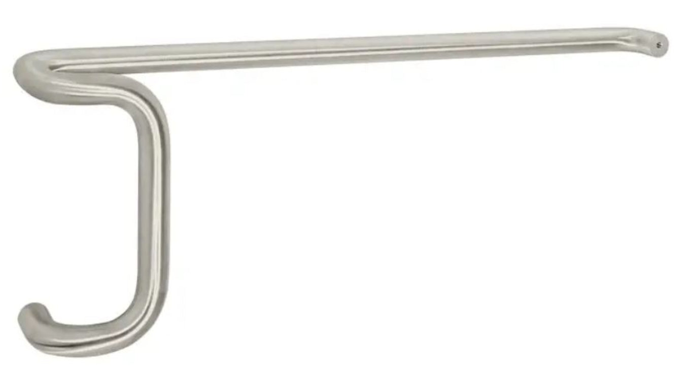 Solid Push Bar & Pull Handle Set – Aluminum | 33" Push + 10" Pull